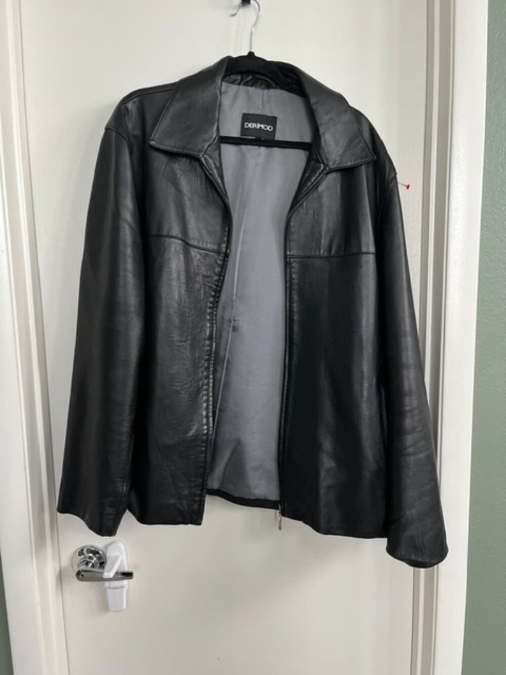 Derimod Leather Jacket XL - Picture 5 of 7